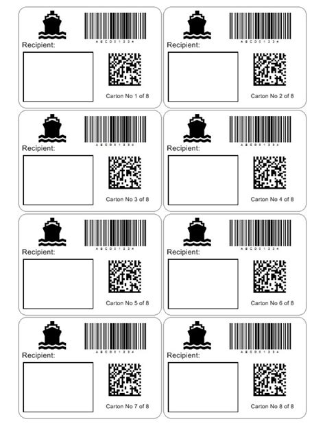shipping label template custom addess labels template