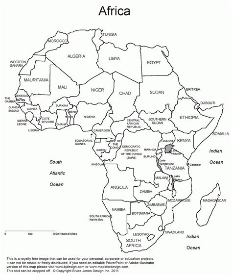 Africa coloring pages outline map of with countries page free. The Continent Of Africa Coloring Page - Coloring Home