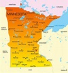 Minnesota Map - Guide of the World