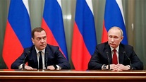 Russian Prime Minister Dmitry Medvedev, entire Cabinet resign