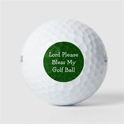Funny Golf Prayer Golf Balls
