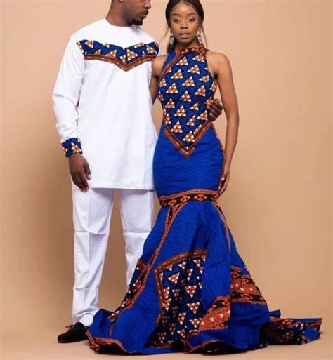 African Ankara Couple Attireafrican Prom Coupleafrican Etsy