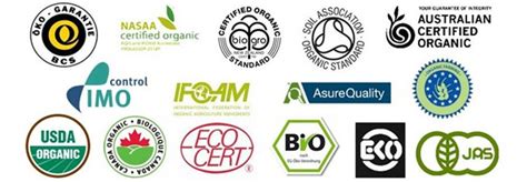 Organic Logos And Seals Organic Certification Organics And Your Health