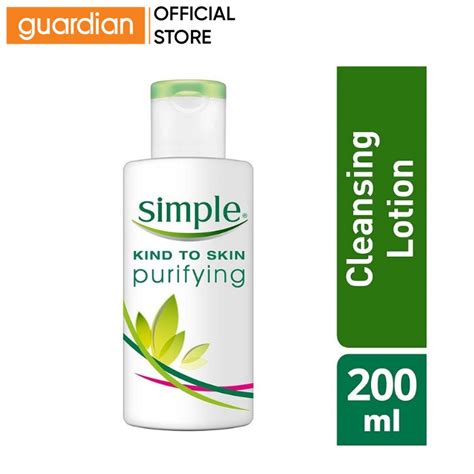 Simple Kind To Skin Purifying Cleansing Lotion 200ml Shopee Malaysia