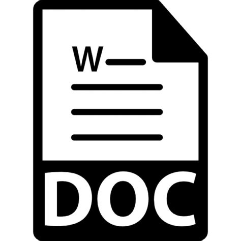 Microsoft Word Document Icon 385278 Free Icons Library
