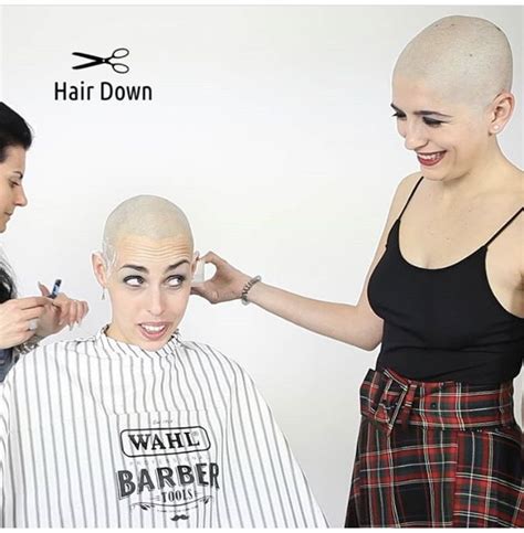 Pin By David Connelly On Bald Women Long Hair Girl Bald Head
