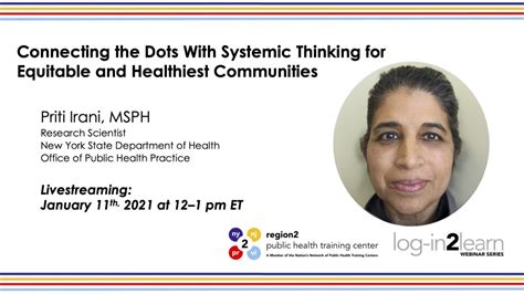 Connecting The Dots With Systemic Thinking For Equitable And Healthiest