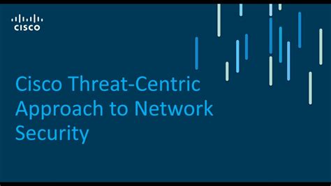 Cisco Threat Centric Approach To Network Security Youtube