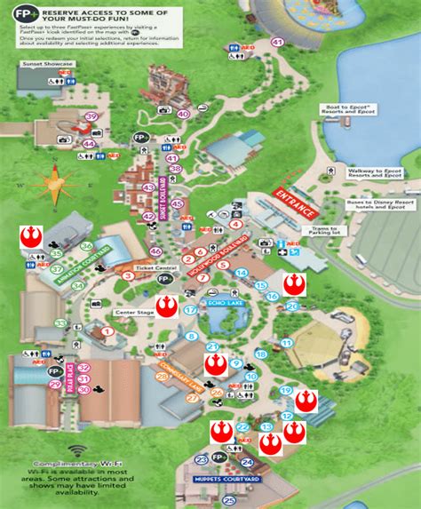 Star Wars Land Disney World Map