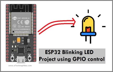 Esp Blinking Led Tutorial Using Gpio Control With Arduino Ide