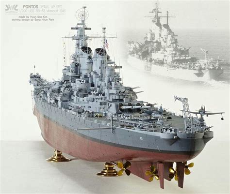 Missouri Bb63 1 200 By Kim Hyun Soo Model Warships Scale Model Ships Model Ships