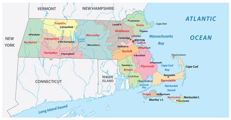 Boston Massachusetts On A Map Las Vegas Strip Map