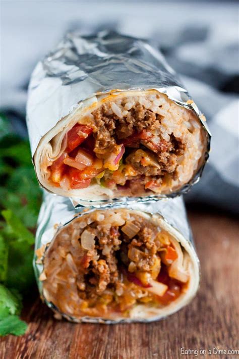 If you like really spicy food, use habanero or scotch bonnet chiles in place of the. Beef Burrito Recipe - restaurant style ground beef burrito ...