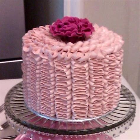 Miss Posy Ruffles Cake With Ruffles Flower Cake Desserts Ruffle Cake