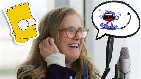 Watch Nancy Cartwright Bart Simpson Improvises 8 New Cartoon Voices Improv Voices Vanity Fair