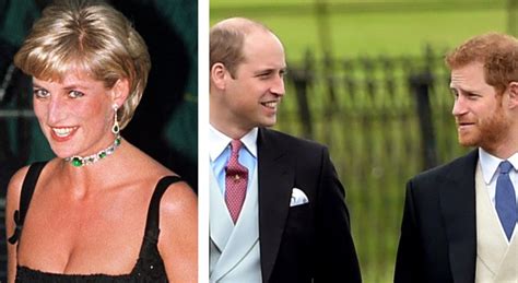 Lady Diana Una Statua Davanti A Harry E William Per La Principessa