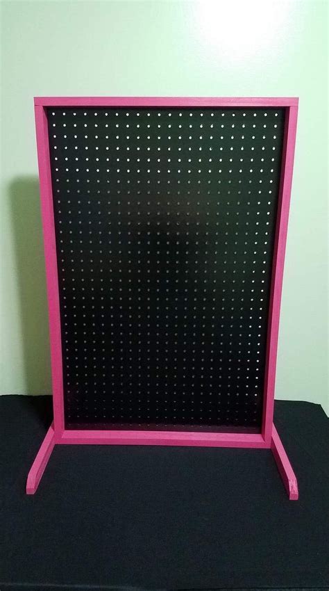 Single Panel Pegboard Display Etsy Pegboard Display Craft Booth