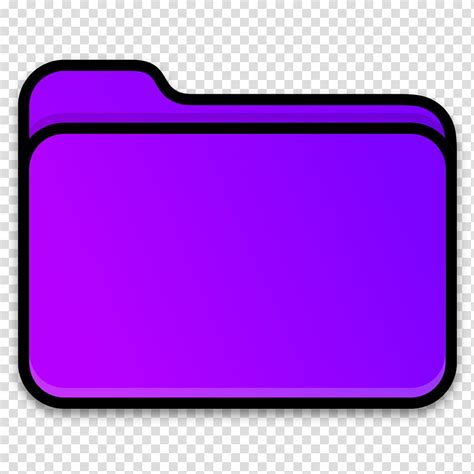 Pop Folders Mini Purple Folder Transparent Background PNG Clipart