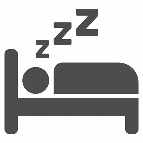 Bed Bedroom Home Man Sleep Sleeping Zzz Icon Download On Iconfinder