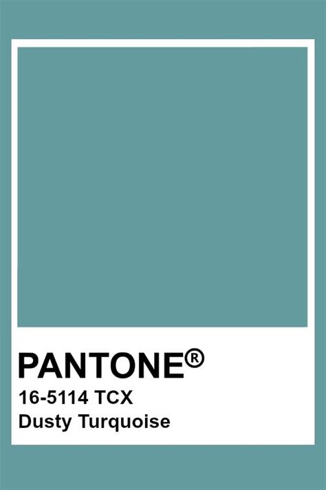 Pantone Dusty Turquoise Kleurenpaletten Kleurenpalet Kleuren