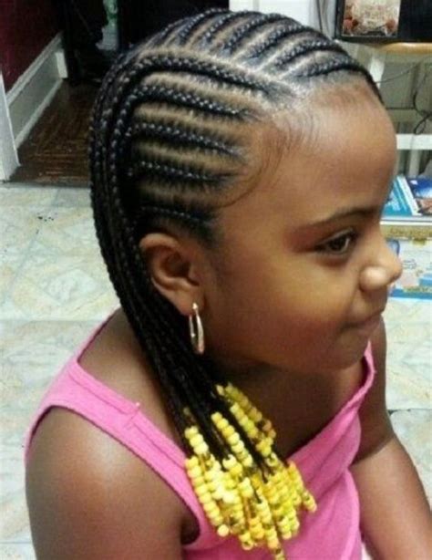 Pink tribal braids with beads. Braids with Beads for Little Girl | Braids for kids ...