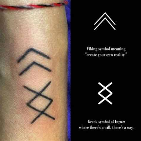 Viking Symbol Smalltattoos Symbolic Tattoos Rune Tattoo