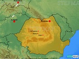 StepMap - Rumänien Siebenbürgen - Landkarte für Osteuropa