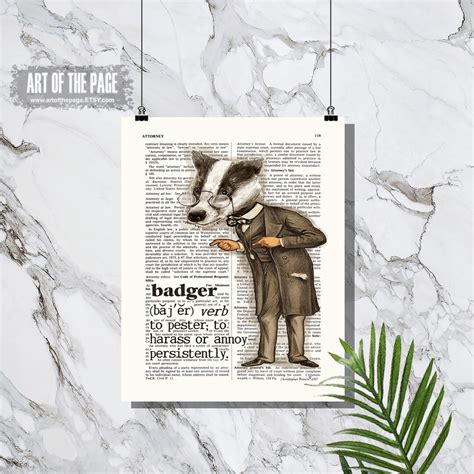 Lawyer Print To Badger The Witness Definition 11 X 14 Lawyer T