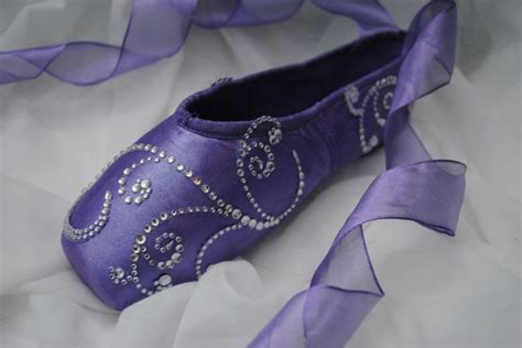 Purple Ballet Shoes Ballet Pointe Shoes Ballet Fashion