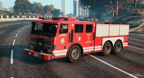 Firetruck Heavy Rescue Vehicle For Gta 5