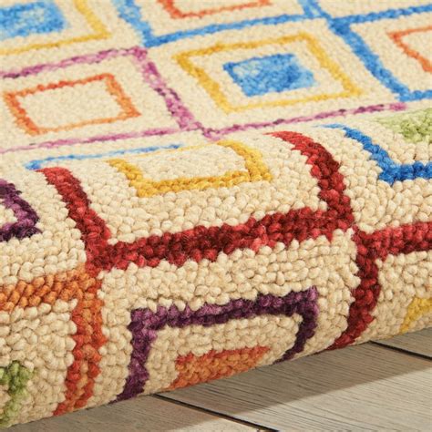 Vibrant Rugs Vib01 In Ivory By Nourison Buy Online From The Rug Seller Uk