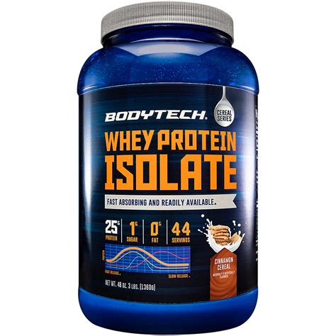 Whey Protein Isolate Cinnamon Cereal 3 Lbs 44 Servings Walmart