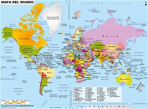 Mapamundi 100 Mapas Del Mundo Para Imprimir Y Descargar Gratis