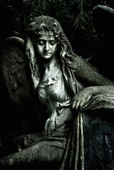 Pin By Kate Baerkircher On Dark Art Cemetery Angels Cemetery Statues Angel Sculpture