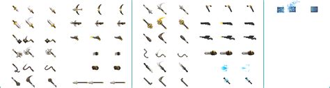 Rpg Maker Mv Sideview Battlers Weapon Sprite Sheet Edit Scouthon