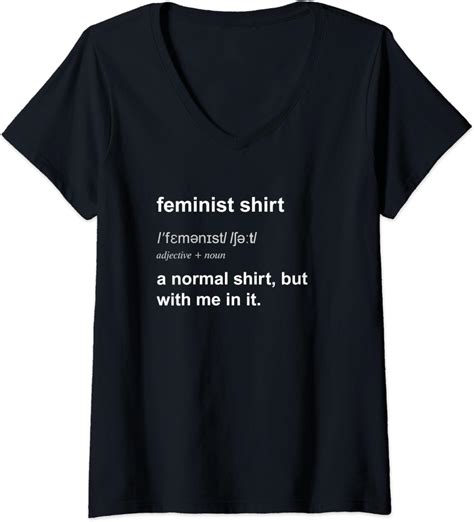 Womens Funny Feminist Tshirt Feminism Womens Rights Supporter Gift V
