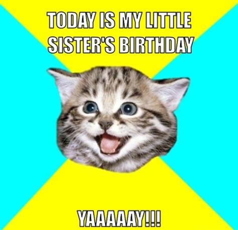 Happy Birthday To My Little Sister Meme ~ Meme Creation