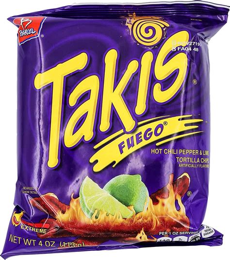 Barcel Chips Takis Fuego 4 Oz Bag Amazonca Grocery And Gourmet Food