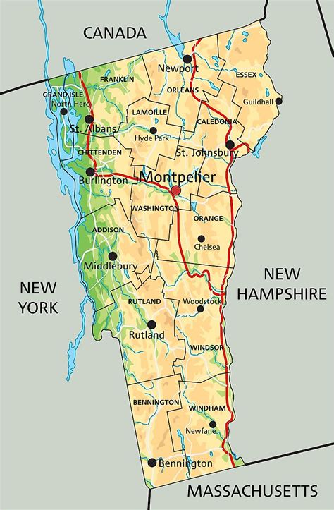 Burlington Vermont Worldatlas