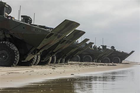 Marine Corps Halts Surf Use Of Amphibious Combat Vehicles After Mishap