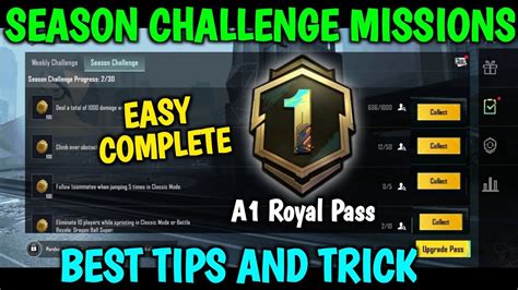 Bgmi A1 Rp Season Challenge Mission Explainbgmi Rp Mission Bgmi