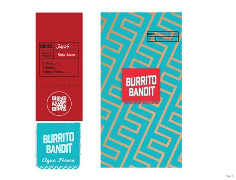 Burrito Bandit Process Packet On Behance