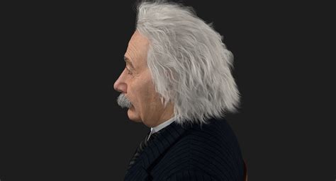 Albert Einstein 3d Model Turbosquid 1207638