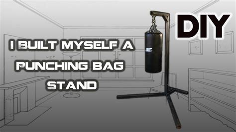 How To Make A Diy Punching Bag Stand Punching Bag Stand Bag Stand