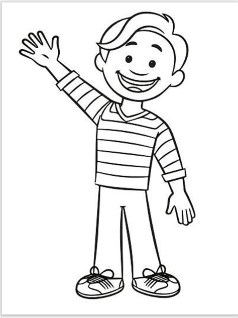 Blues Clues Walking Coloring Page Free Blues Clues Coloring Pages