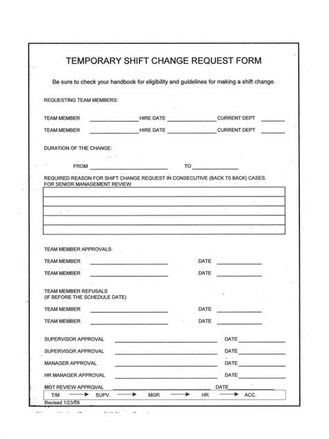 Free 6 Shift Change Forms In Pdf Ms Word