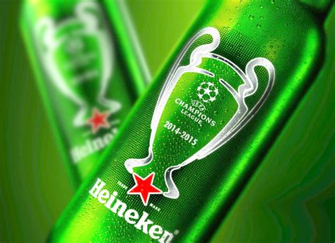 Heineken 2015 Uefa Champions League On Packaging Of The