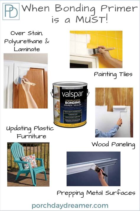 This ensures that no stains bleed through, protects against humidity, steam, and the heavy use that your cabinets go through every day. When Bonding Primer is a Must Before Painting in 2020 | Painting plastic, Valspar stain, Chalk ...