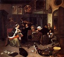 Jan Steen (Dutch, c. 1626-1679). Dissolute Household, 1664. Wellington ...