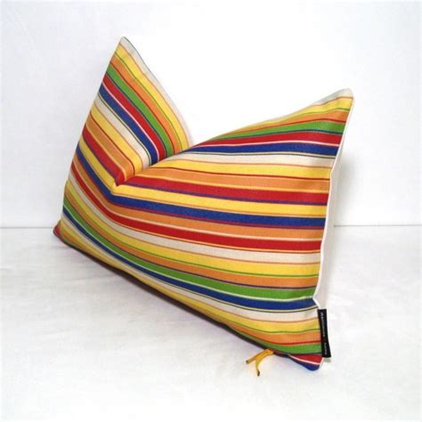 We value making fabrics with complete performance that stand up to everyday life. Colorful Striped Outdoor Pillow Cover, Decorative ...